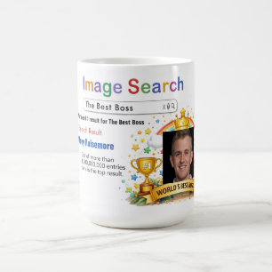 Funny Custom Best Boss Search Gift Mug