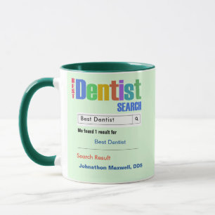 Funny Custom Best Dentist Gift Mug