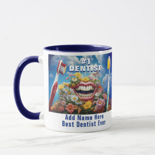 Funny Custom Best Dentist Gift Mug