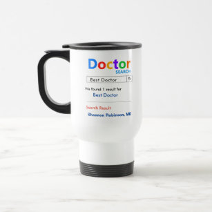 Funny Custom Best Doctor Gift  Travel Mug