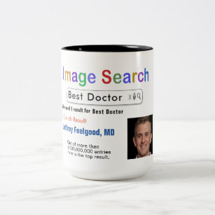 Funny Custom Best Doctor Search Gift Mug