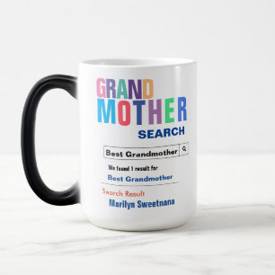 Funny Custom Best Grandmother Gift Magic Mug