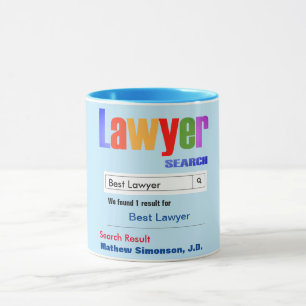 Funny Custom Best Lawyer Gift Mug