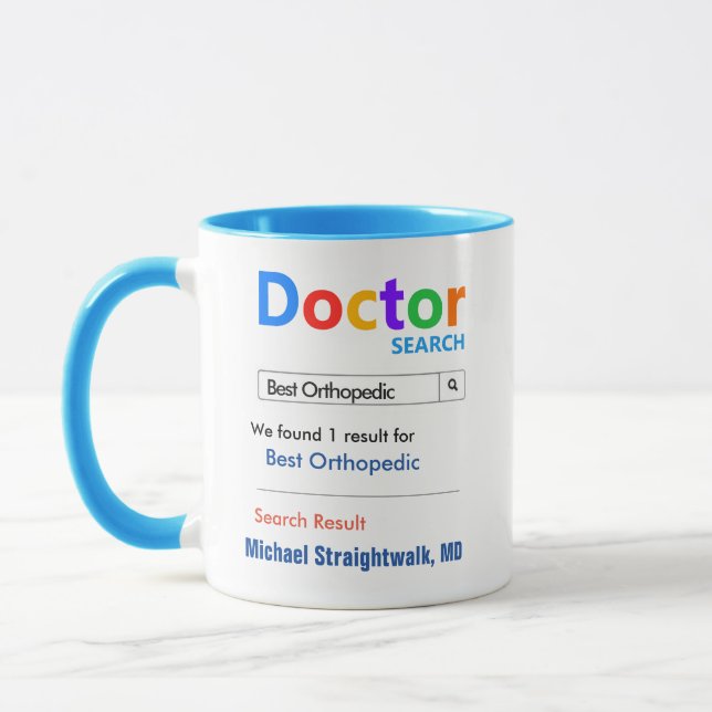 Funny Custom Best Orthopaedic Mug (Left)
