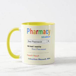 Funny Custom Best Pharmacist Gift Mug