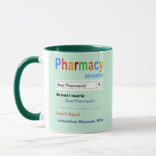 Funny Custom Best Pharmacist Gift Mug