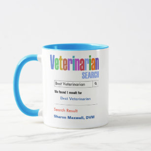 Funny Custom Best Veterinarian Gift Mug