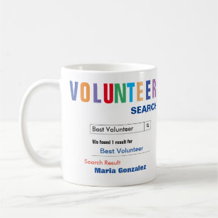 Funny Custom Best Volunteer Gift Coffee Mug
