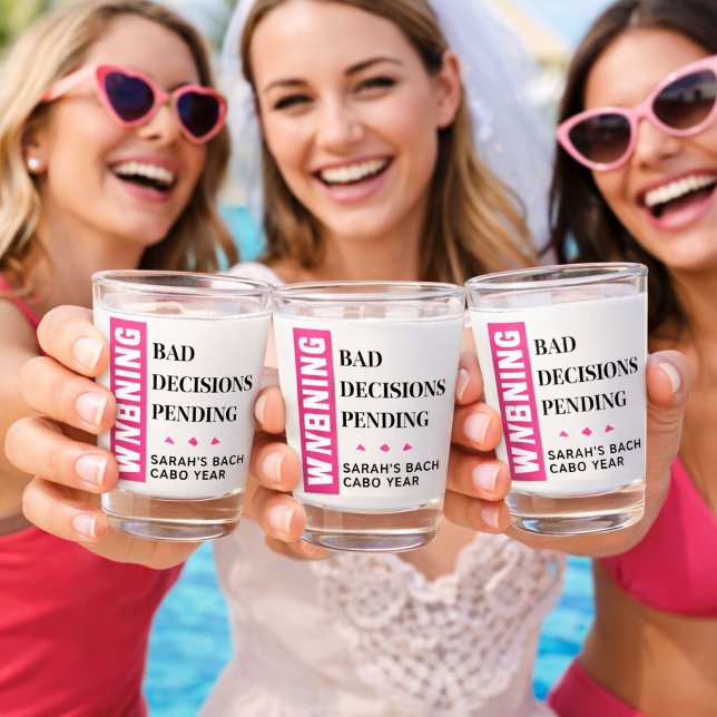 Funny Custom Bride Squad Party Favour Personalised Shot Glass (Creator Uploaded)