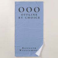 Funny Custom Cold Blue Charcoal OOO Minimalist Men
