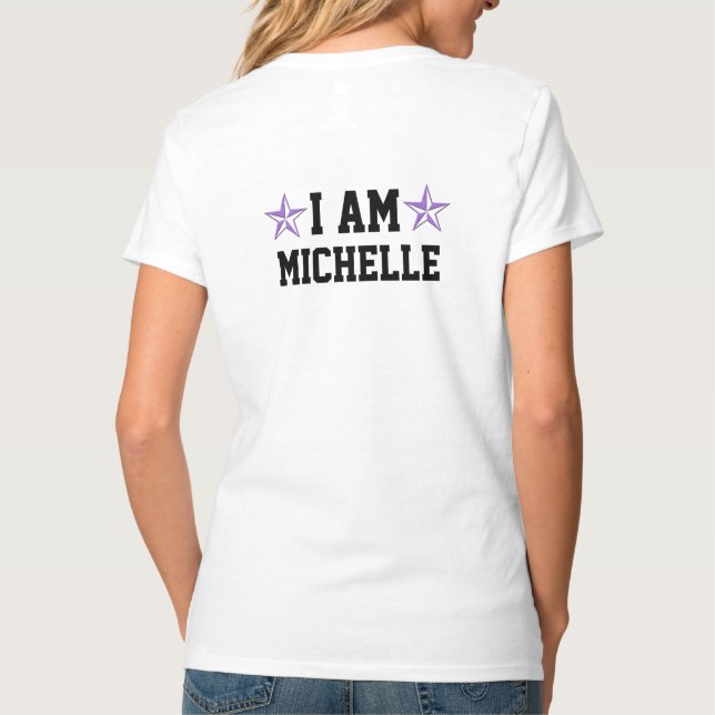 Funny Custom couple shirts, Name Womens shirts (Back)