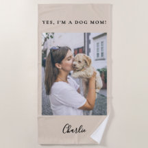Funny Custom Dog Mum One Photo Name Pet Owner Chic