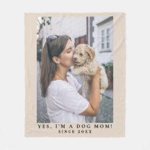 Funny Custom Dog Mum One Photo Pet Lover Keepsake