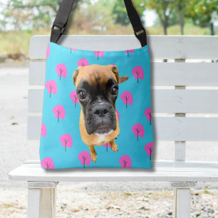 Funny Custom Dog Pet Gift for Dog Mum Fans Crossbody Bag