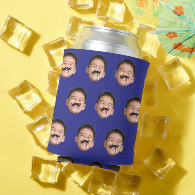 Funny CusTom Face Birthday Favours Bachelor Party Can Cooler (In Situ Summer)