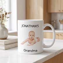 Funny Custom Face Photo Grandma Mug Personalised 