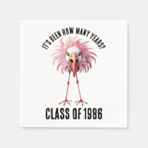 Funny Custom Flamingo School Class Reunion