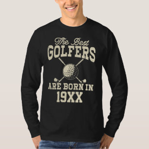 Funny Custom Golf Year Born Name T-Shirt