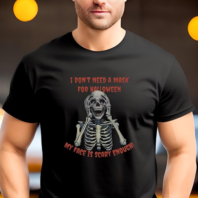 Funny Custom Halloween Skeleton  T-Shirt (Creator Uploaded)