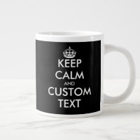 Funny custom keep calm huge enormous XXL size