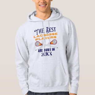 Funny Custom Lacrosse Birth Year Birthday  Hoodie