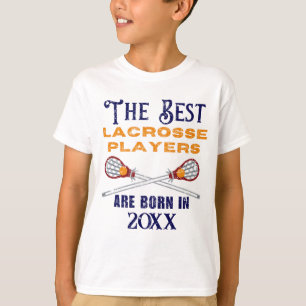 Funny Custom Lacrosse Birth Year Birthday T-Shirt