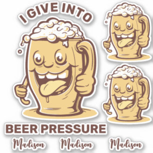 Funny Custom Name & Text Beer