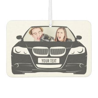 Funny Custom Photo Car Frame Air Freshener
