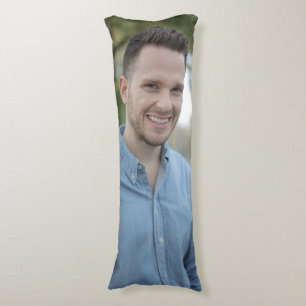 Funny Custom Photo Husband Wife Boy or Girl Friend Body Cushion