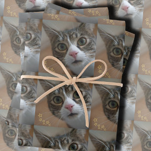 Funny Custom Photo Wrapping Paper Sheet