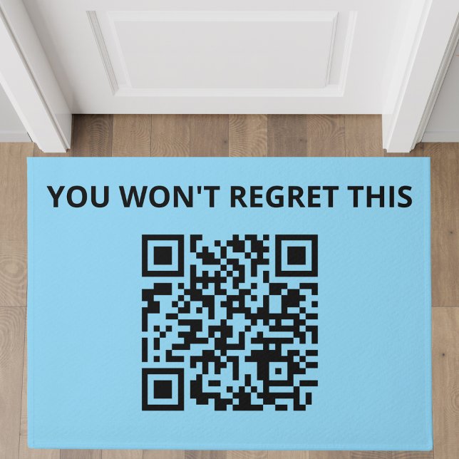 Funny Custom QR Code Doormat (Creator Uploaded)