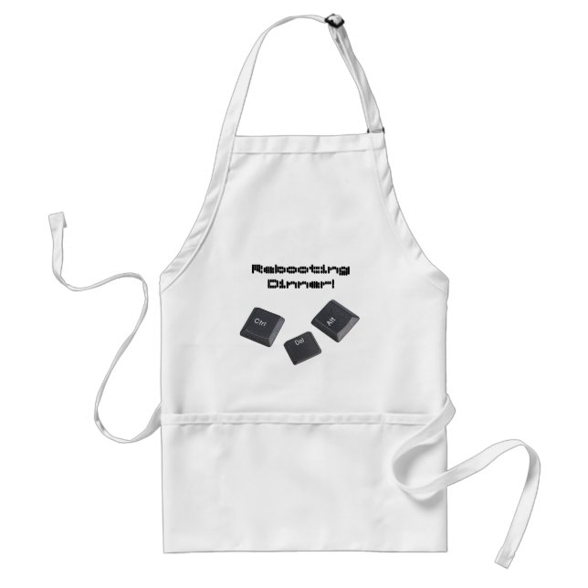 Funny Custom Reboot Computer Keys Standard Apron (Front)
