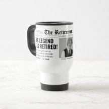 Funny Custom Retirement Newspaper