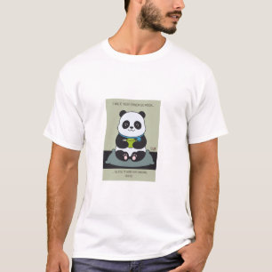 Funny Custom Sarcastic Panda Opinion Coworker Gift T-Shirt