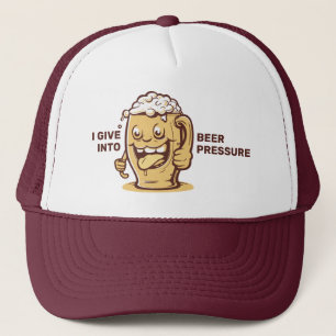 Funny Custom Text Beer Trucker Hat