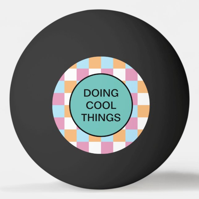 Funny custom text ping pong ball (Front)