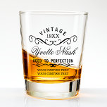 Funny Custom Vintage Birthday Aged To Perfection Shot Glass<br><div class="desc">Easily personalise this funny vintage "Aged to Perfection" shot glass with a custom year, name and birthday message. To edit this design template, change the text fields as shown above. You can easily add more text or images, customise fonts and colours. Treat yourself or make the perfect gift for family,...</div>