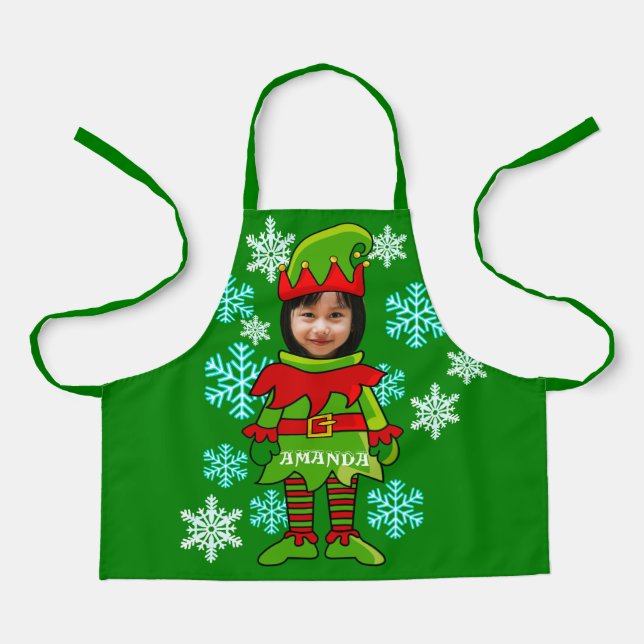Funny custom Xmas. special Elf costume  Apron (Front)