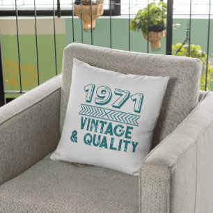 Funny Custom Year Vintage and Quality Cool Cushion
