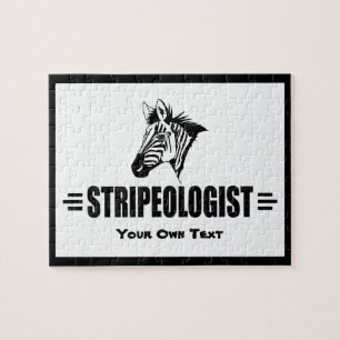 Funny Custom Zebra Lovers Jigsaw Puzzle