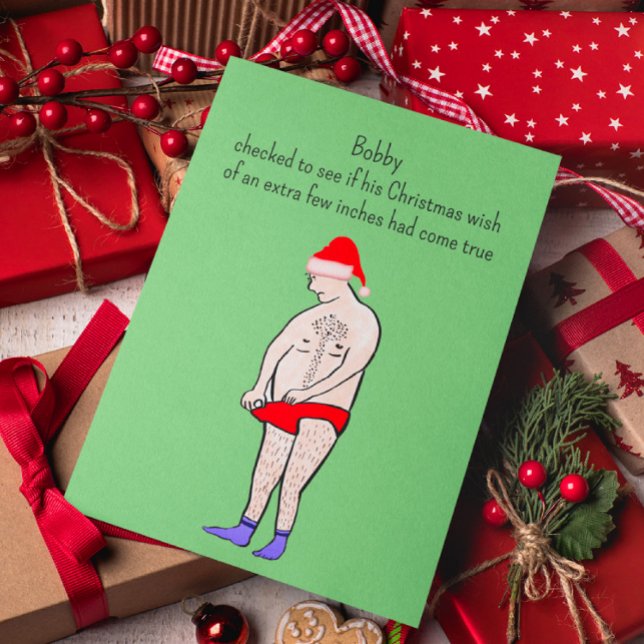 Funny Customisable Christmas Card (Creator Uploaded)