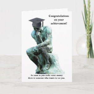 Funny Customisable Graduation Card