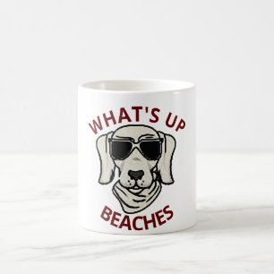 Funny Customisable  What's Up Beaches Coffee Mug