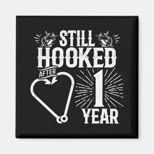 Funny Cute 1st Anniversary Couples Married 1 Year Magnet