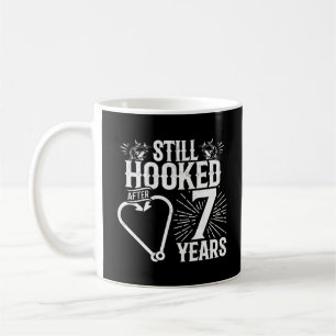 Funny Cute 7th Anniversary Couples Married 7 Years Coffee Mug