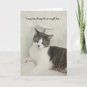 Funny/Cute Angel Card