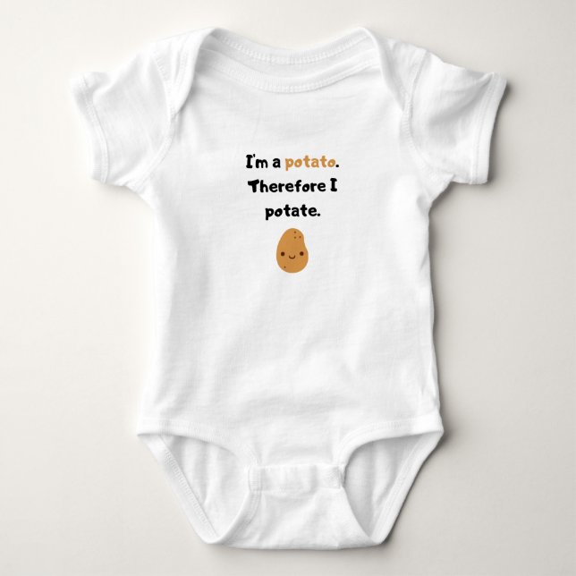 Funny Cute Baby Potato Bodysuits & One-piece (Front)