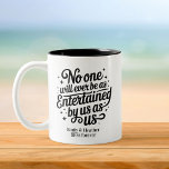 Funny Cute BFFs Bestie Swirly Friendship Two-Tone Coffee Mug<br><div class="desc">This cute swirly mug celebrates bestie vibes with a hilarious quote,  perfect for coffee,  tea,  and endless inside jokes with your BFF.</div>