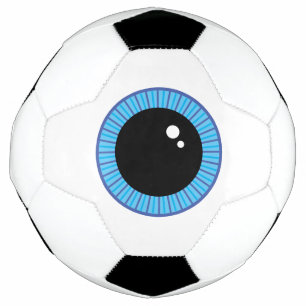Funny Cute Blue Eyeball Football