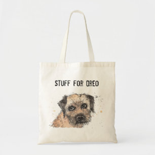 Funny & cute Border Terrier shopper Tote Bag